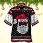 Christmas Santa Claus Retro Viking Pattern - Hawaiian Shirt - Reefox