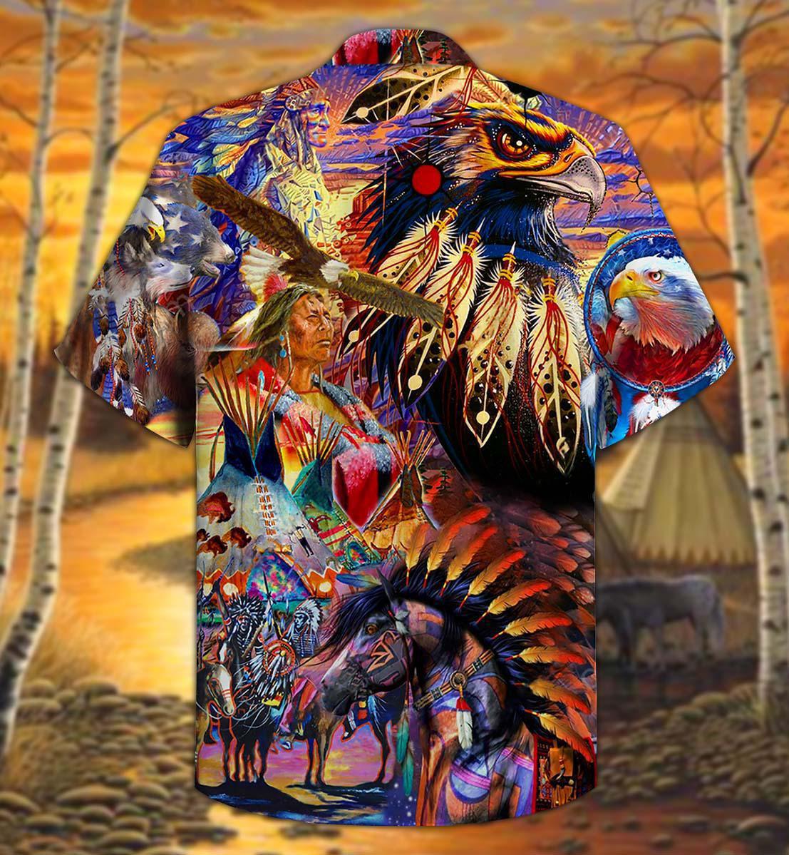 Native Eagle All My Heart - Hawaiian Shirt - Reefox