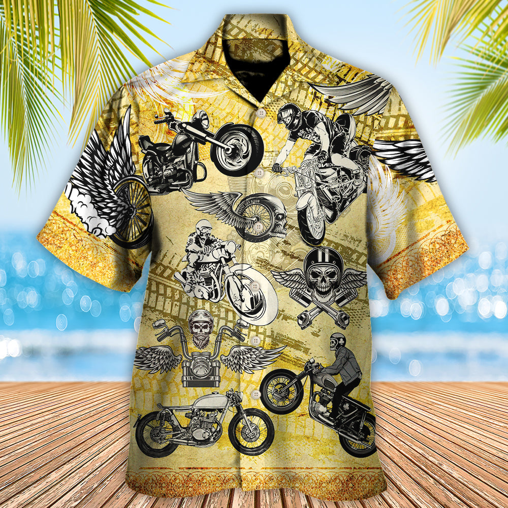 Motorcycle Life Is Short - Hawaiian Shirt - Reefox