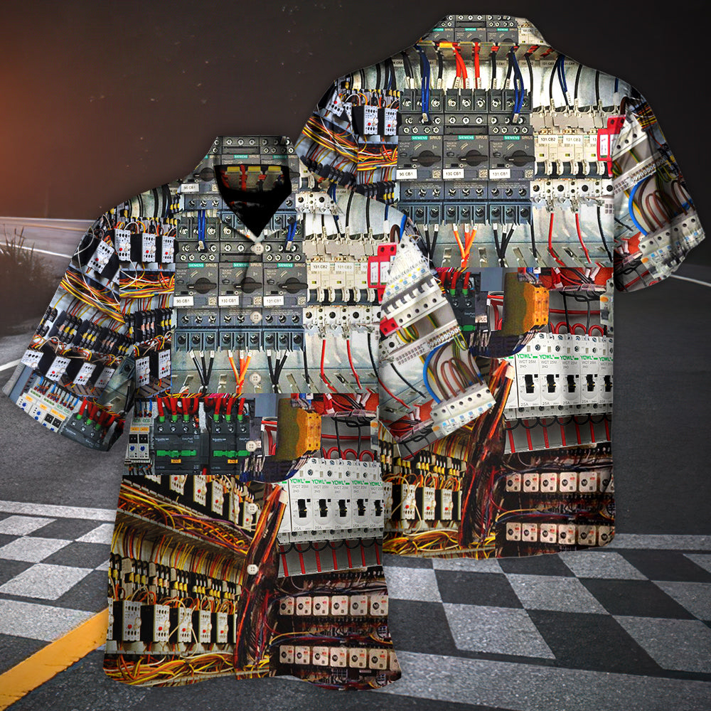 Electrician Have No Fear The Electrician - Hawaiian Shirt - Reefox