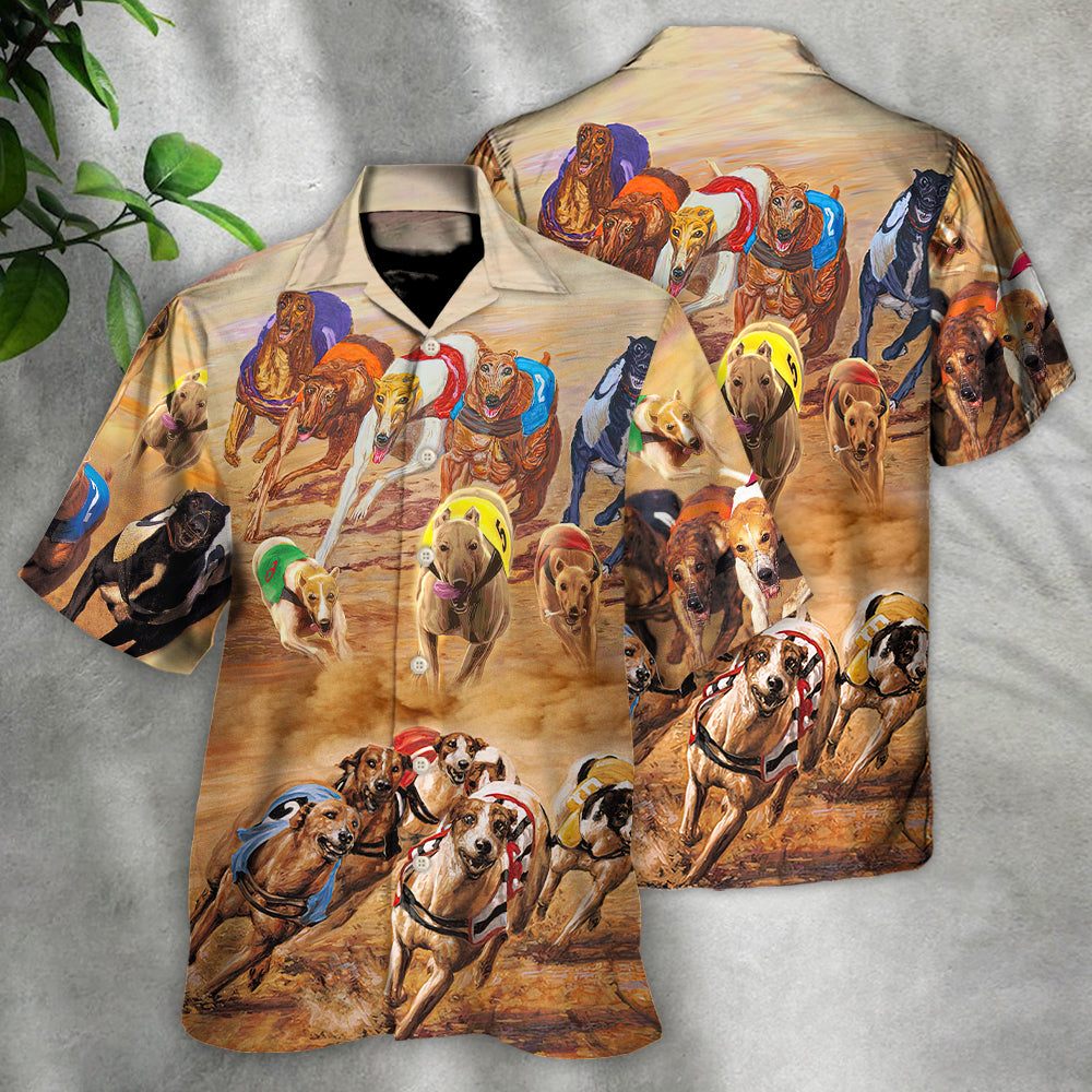 Dog Racing Is Matter Of Fact Dead Greyhound - Hawaiian Shirt - Reefox