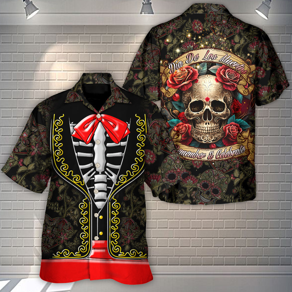 Festival Day Of The Dead Día De Los Muertos Remember And Celebrate - Hawaiian Shirt