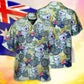 Koala Australia Ride Cycling Art - Hawaiian Shirt - Reefox