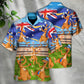 Cricket Kangaroo Play Cricket Funny We Love Cricket - Hawaiian Shirt - Reefox