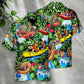 Water Rafting Lover Style Flower Tropical - Hawaiian Shirt - Reefox
