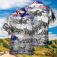 Harness Racing Horse Racing Australia Flag - Hawaiian Shirt - Reefox