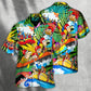 Water Rafting River Rafting Team Funny Lover Tropical Style - Hawaiian Shirt - Reefox