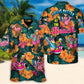 Flamingo Bigfoot Life Is Better At The Beach Tropical Style - Hawaiian Shirt