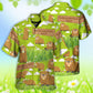 Groundhog Happy Day With Grass Flowers Garden - Hawaiian Shirt - Reefox