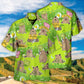 Groundhog Day Happy Spring With Flowers - Hawaiian Shirt - Reefox