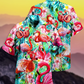 Flamingo Love Pink - Hawaiian Shirt - Reefox