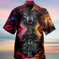 Wolf Loves Darkness Love Galaxy Sky - Hawaiian Shirt - Reefox