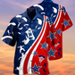 America Parachute Jump Cool - Hawaiian Shirt - Reefox