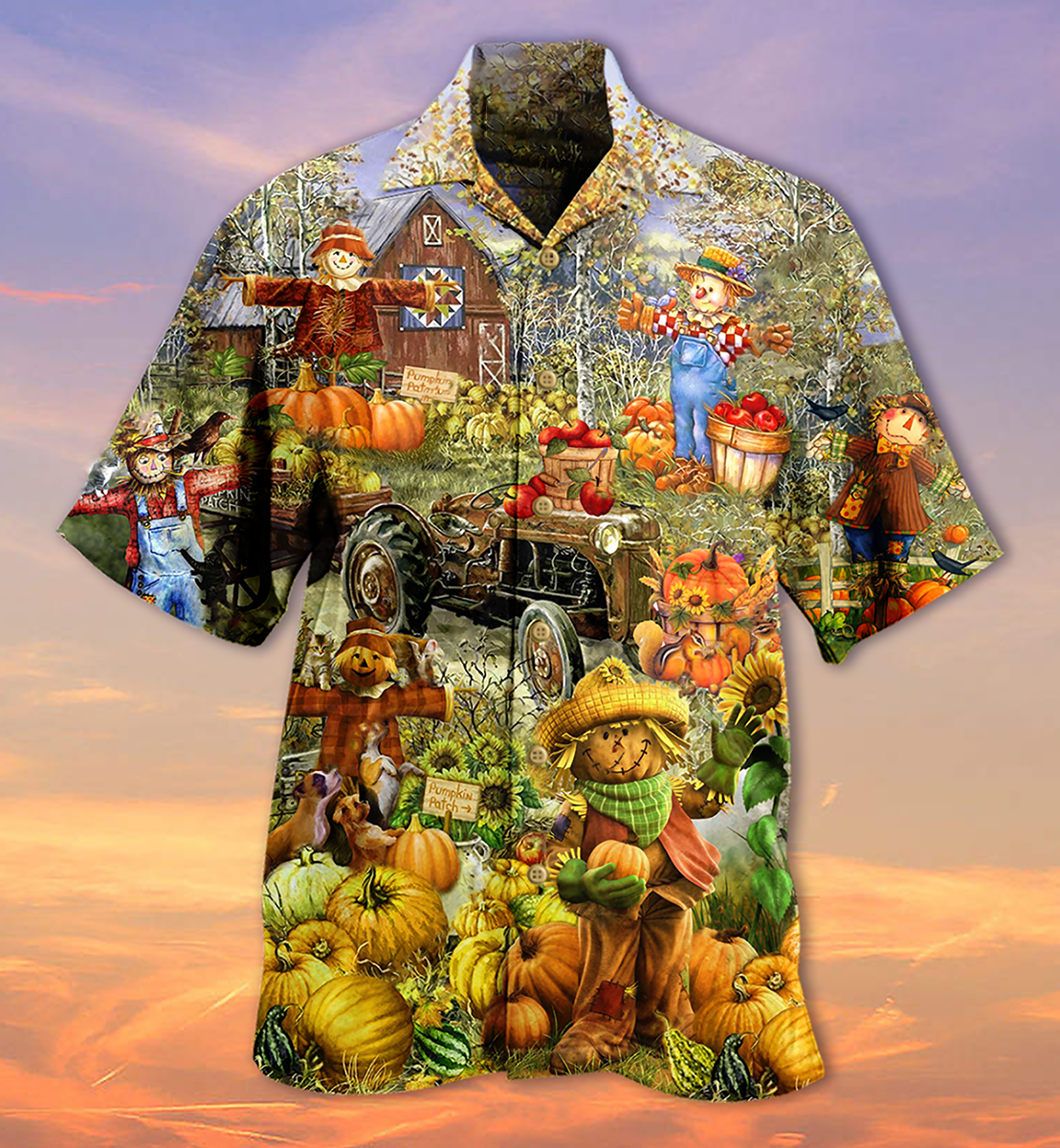 Halloween Pumpkin Smile Beautiful - Hawaiian Shirt - Reefox