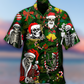 Skull Merry Xmas Happy - Hawaiian Shirt - Reefox