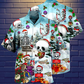Skull Xmas Snow - Hawaiian Shirt - Reefox