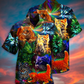 Cat In My Dream I'm So Happy - Hawaiian Shirt - Reefox