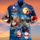 Christmas Love Santa And Gifts Lovely Night - Hawaiian Shirt - Reefox