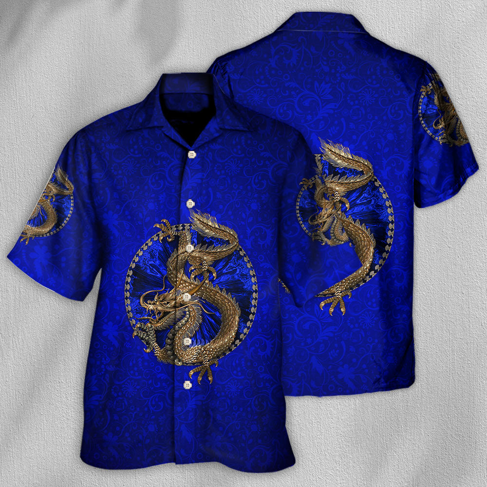 Dragon Navy Color Amazing - Hawaiian Shirt - Reefox