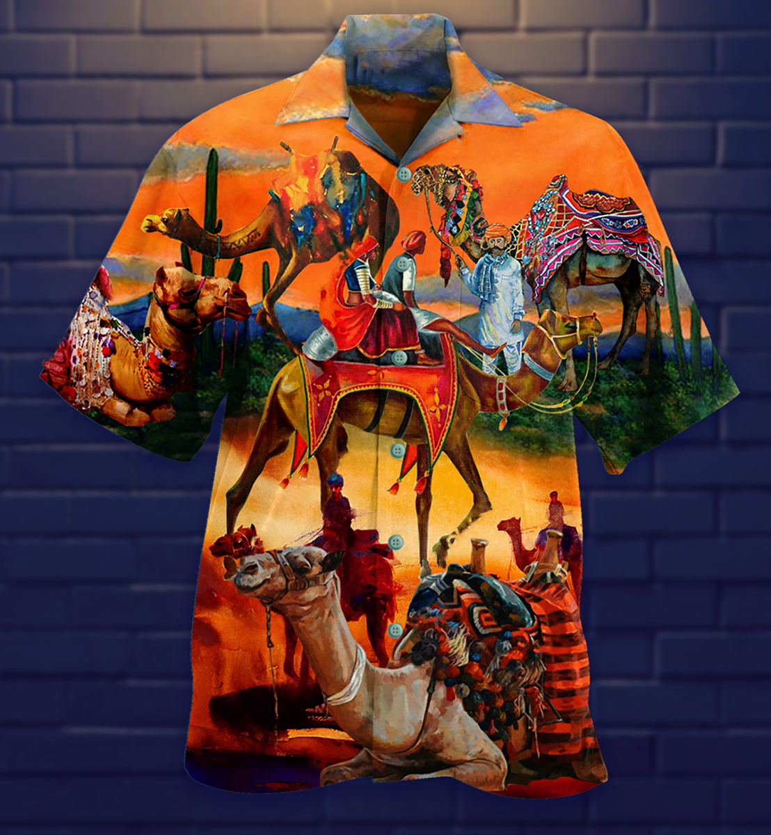 Camel Love Animals - Hawaiian Shirt - Reefox