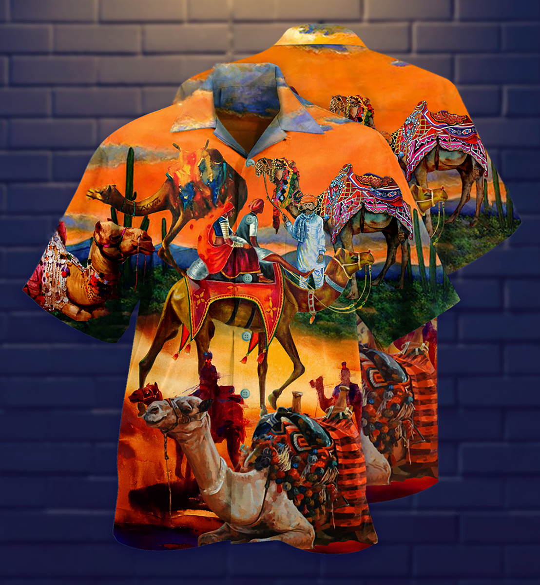 Camel Love Animals - Hawaiian Shirt - Reefox