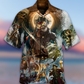 Pirate Skull Pirates Love Ocean - Hawaiian Shirt - Reefox