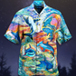 Shark Painting Color - Hawaiian Shirt - Reefox