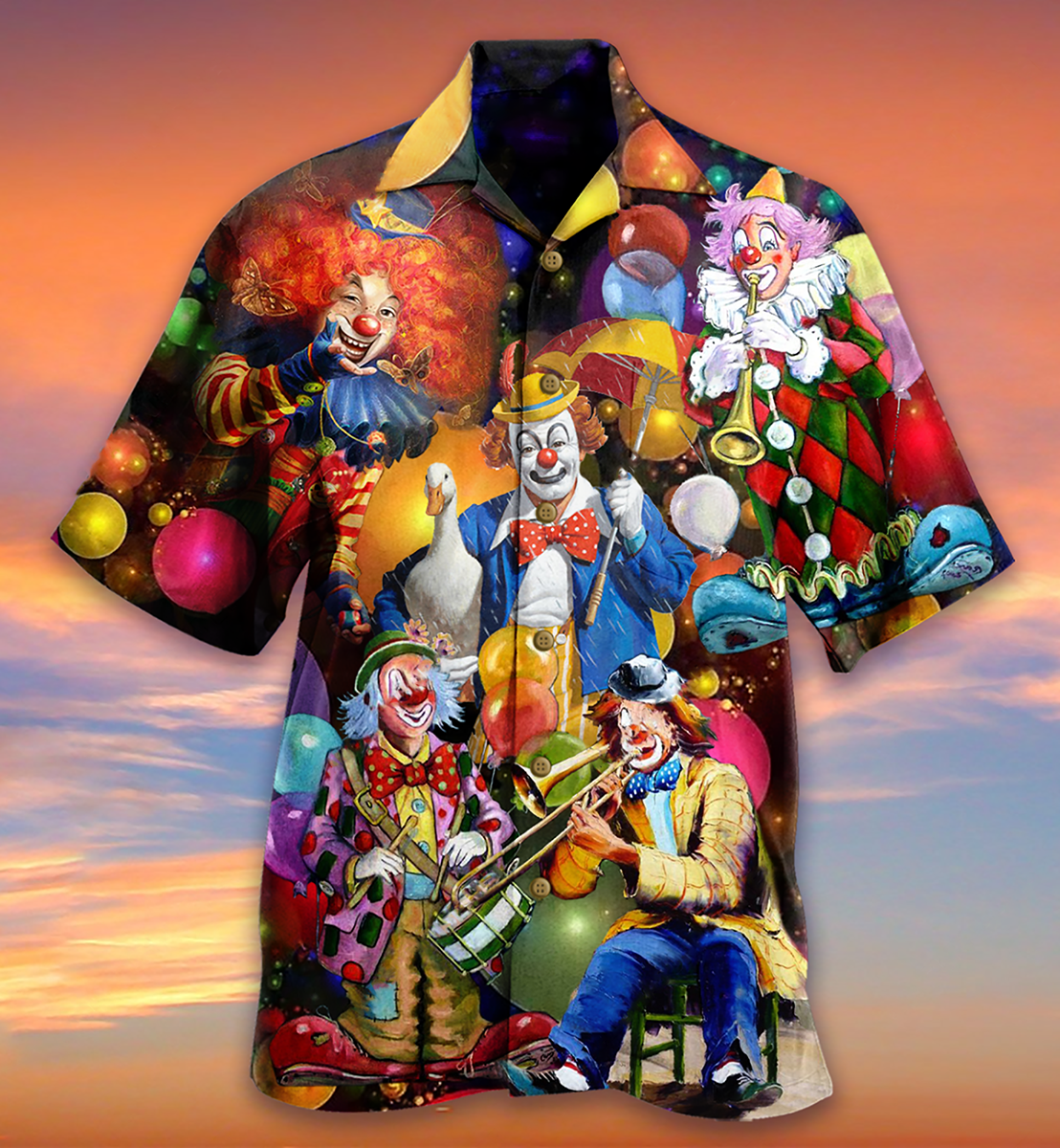 Clown Happiness - Hawaiian Shirt - Reefox