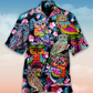 Owl And Nice Flowers - Hawaiian Shirt - Reefox