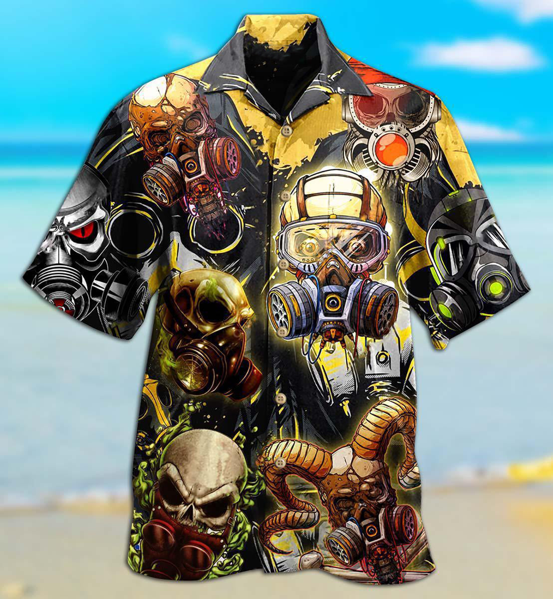 Skull Sign Style - Hawaiian Shirt - Reefox