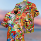Hummingbird Love Flowers In Garden - Hawaiian Shirt - Reefox