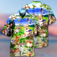 Corgi Dogs Love Blue Sky - Hawaiian Shirt - Reefox
