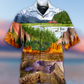 Camping Love Flamingo Landscape - Hawaiian Shirt - Reefox