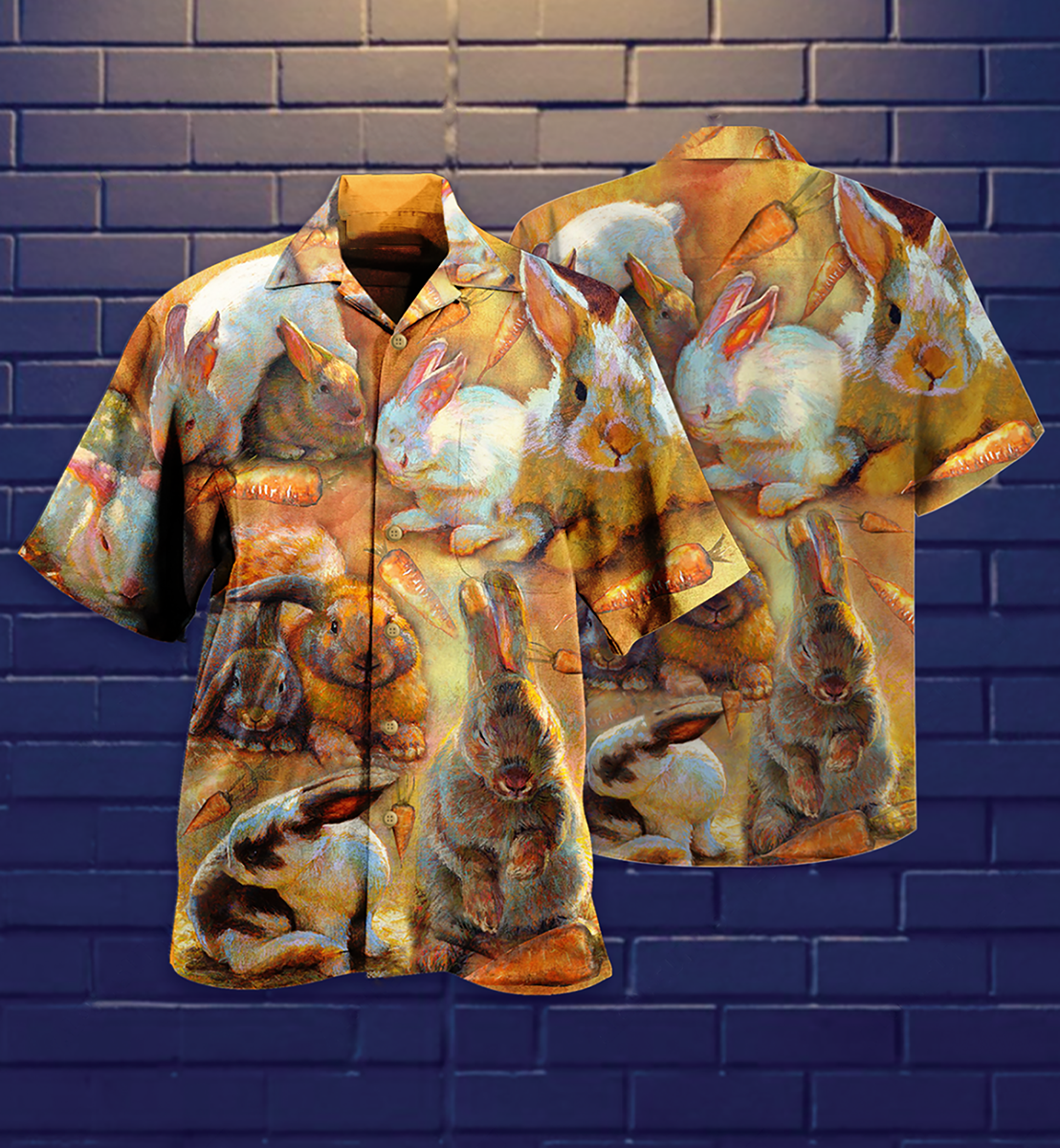 Rabbit Love Vintage - Hawaiian Shirt - Reefox