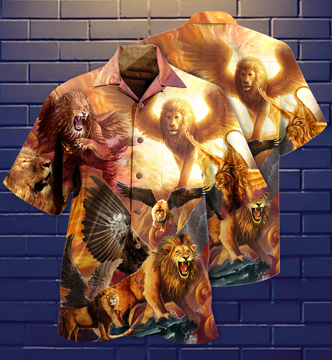 Lion King Love Life - Hawaiian Shirt - Reefox