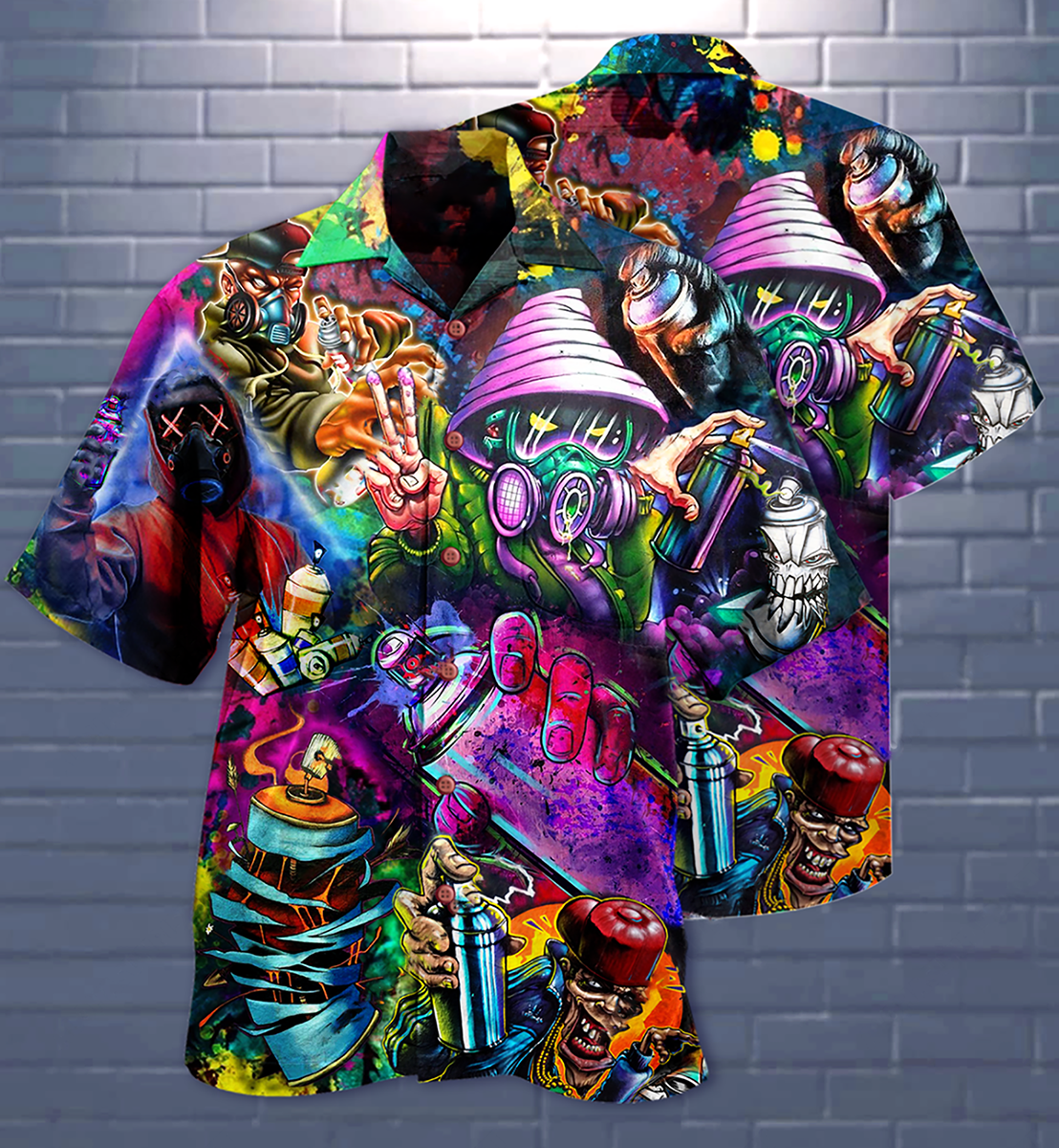 Hippie Say Hi Mysterious - Hawaiian Shirt - Reefox