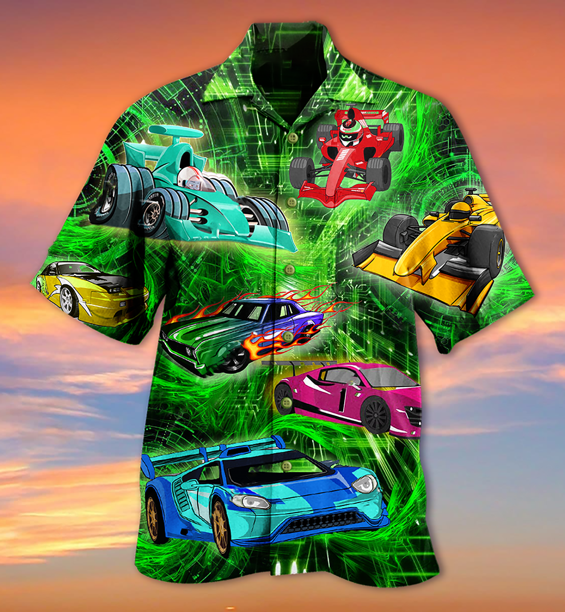 Car Color Love Green - Hawaiian Shirt - Reefox