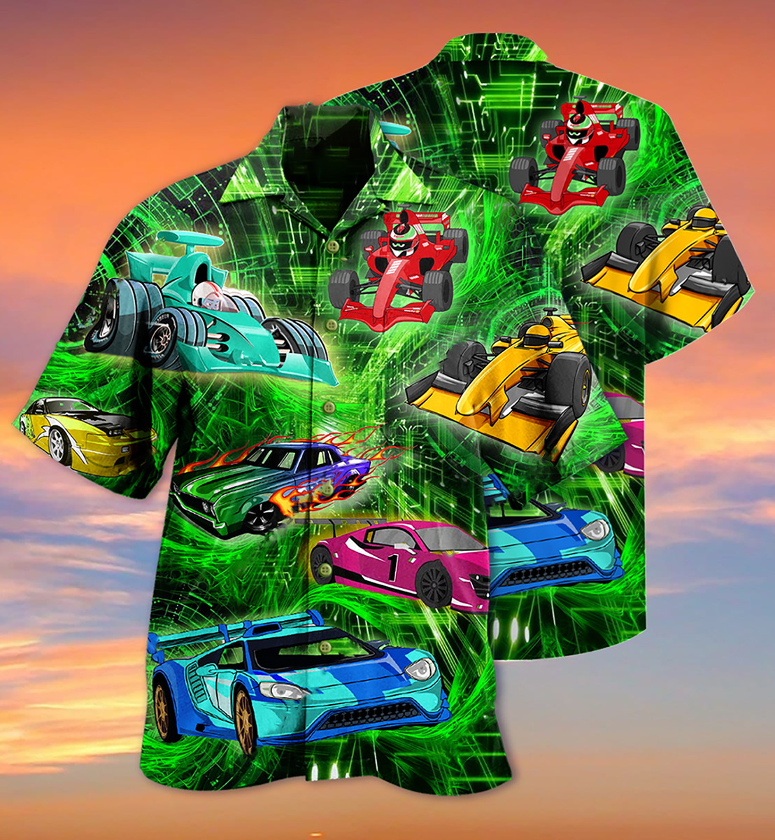 Car Color Love Green - Hawaiian Shirt - Reefox