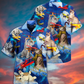 Cat Love Fly Blue Sky - Hawaiian Shirt - Reefox