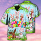 Eatser Happy PitBulls Funny - Hawaiian Shirt - Reefox