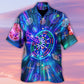 Dart Neon Sign Bright Royal - Hawaiian Shirt - Reefox