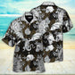 Dragon Flying With Skull Gothic Style - Hawaiian Shirt - Reefox