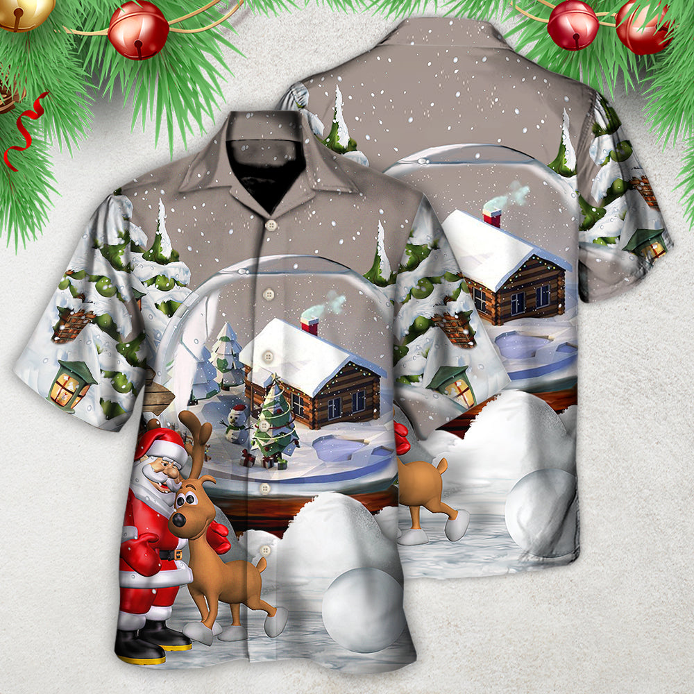 Christmas Santa Giving Christmas For Everyone - Hawaiian Shirt - Reefox