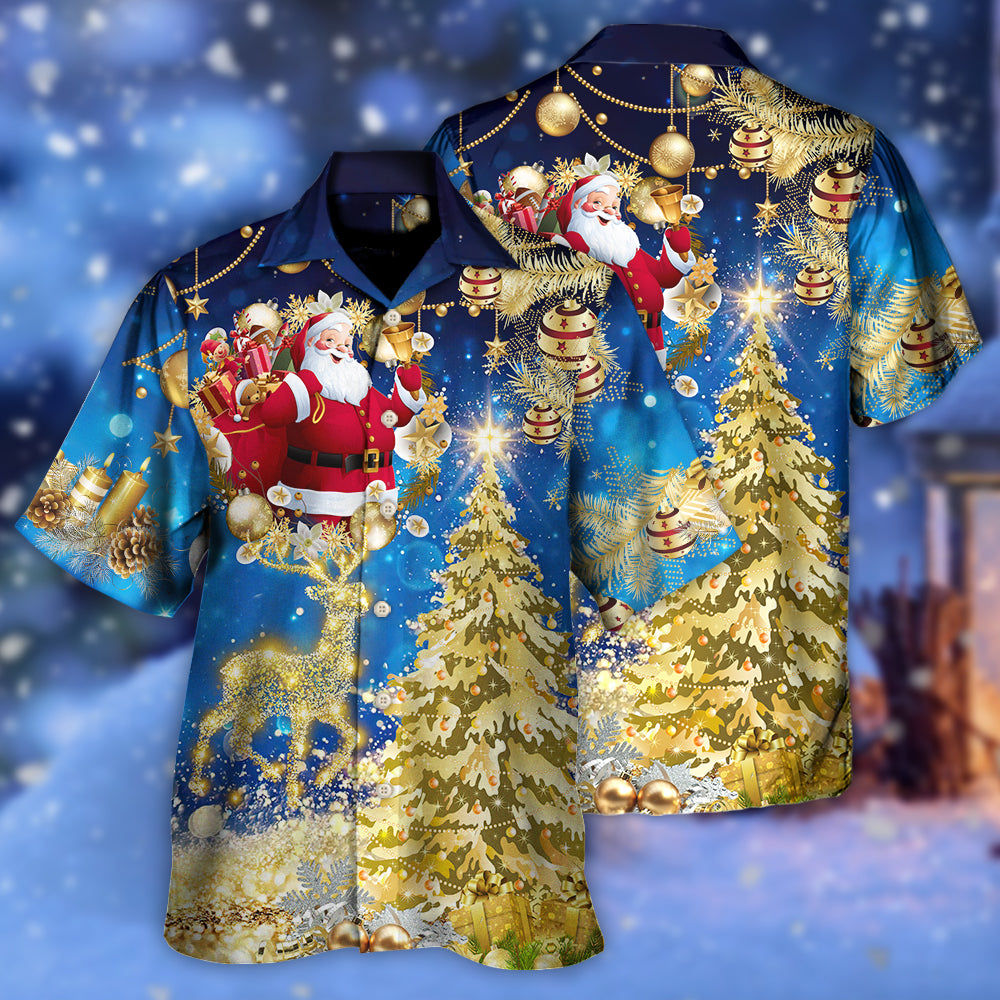 Christmas Tree Blue Style - Hawaiian Shirt - Reefox