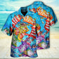 Cat And Fish Funny Together - Hawaiian Shirt - Reefox