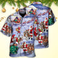 Christmas Santa Claus Story Night Gift For Xmas Painting Style - Hawaiian Shirt - Reefox