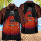 Guitar Red Vintage Leather - Hawaiian Shirt - Reefox