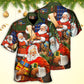 Christmas Santa Claus Gift For Xmas Art Style - Hawaiian Shirt - Reefox