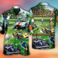 Racing And Golf Lover - Hawaiian Shirt - Reefox