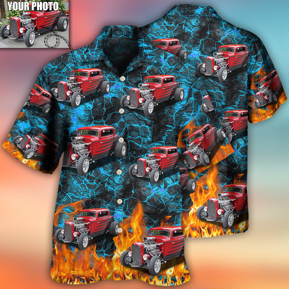 Hot Rod Various Style Custom Photo - Hawaiian Shirt - Reefox